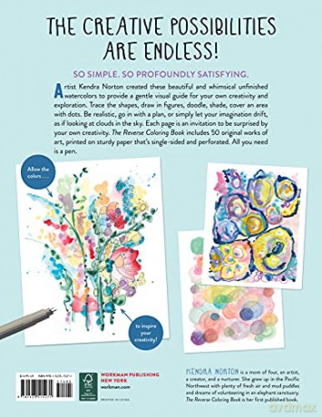 Reverse Coloring Book The - Kendra Norton [KSIĄŻKA]
