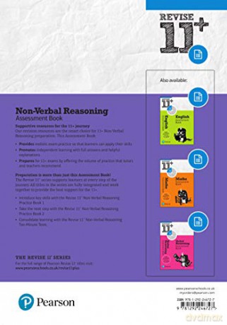 Revise 11 Nonverbal Reasoning Assessment [KSIĄŻKA]