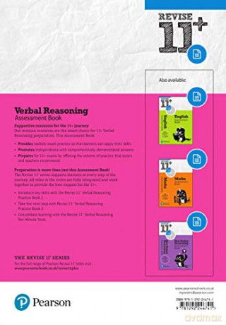 Revise 11 Verbal Reasoning Assessment [KSIĄŻKA]