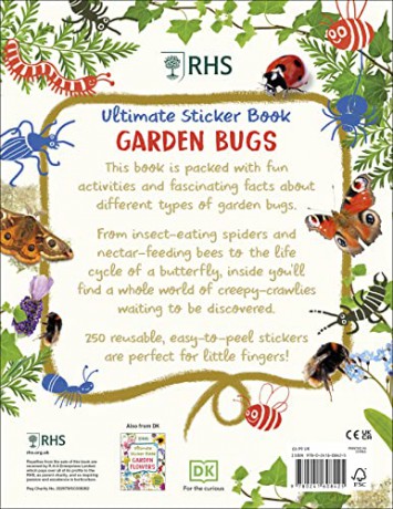 Rhs Ultimate Sticker Book Garden Bugs [KSIĄŻKA]