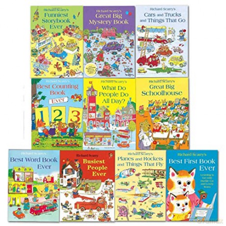 Richard Scarry 10 Bk Pb - Richard Scarry [KSIĄŻKA]