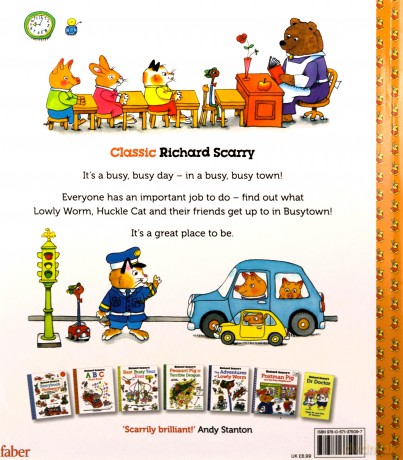 Richard Scarrys Busy Busy Town - Richard Scarry [KSIĄŻKA]