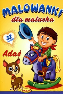 Malowanki Dla Malucha Adaś [KSIĄŻKA]