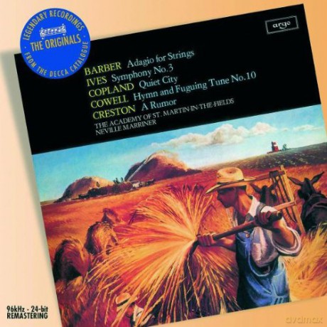Marriner,Akad.Of St.Martin.: Barber,Ives,Copland [CD]