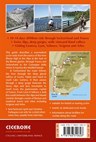 River Rhone Cycle Route - Mike Wells [KSIĄŻKA]