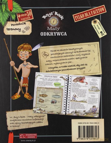 Mały Odkrywca. Boys Book [KSIĄŻKA]