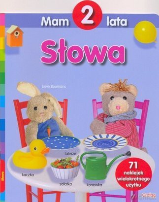 Mam 2 Lata Słowa 71 Naklejek - Boumans [KSIĄŻKA]