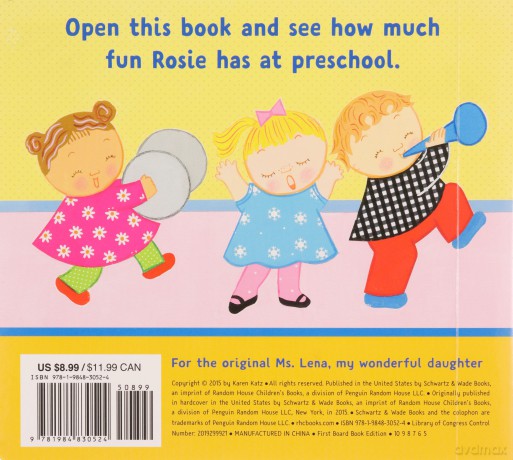 Rosie Goes To Preschool - Karen Katz [KSIĄŻKA]