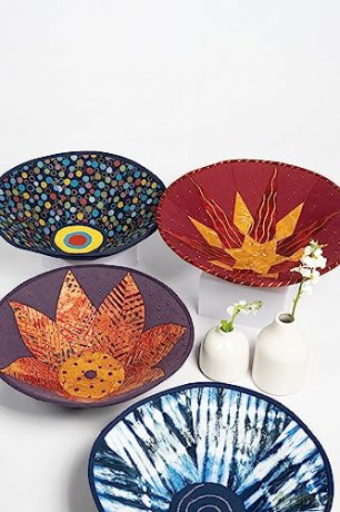 Round Fabric Art Bowls - Kirsten Fisher [KSIĄŻKA]