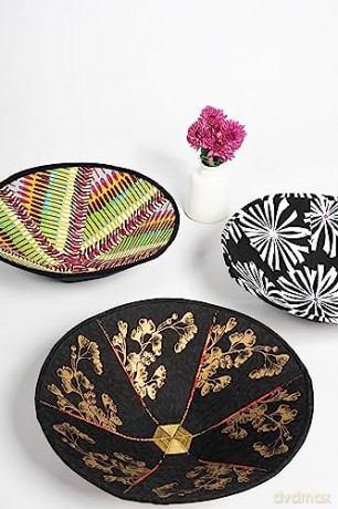 Round Fabric Art Bowls - Kirsten Fisher [KSIĄŻKA]