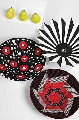 Round Fabric Art Bowls - Kirsten Fisher [KSIĄŻKA]