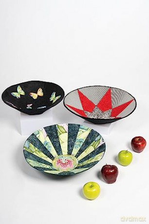 Round Fabric Art Bowls - Kirsten Fisher [KSIĄŻKA]