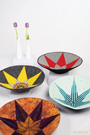 Round Fabric Art Bowls - Kirsten Fisher [KSIĄŻKA]