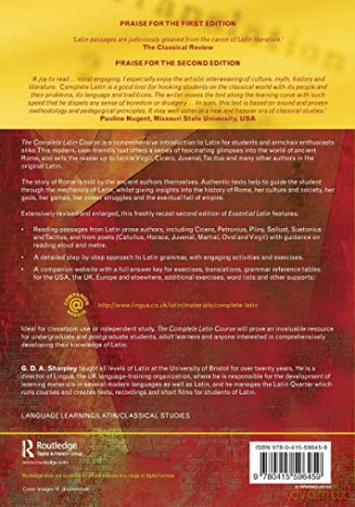 Routledge Essential Latin Course - G D A Sharpley [KSIĄŻKA]