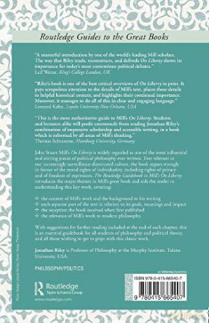 Routledge Guidebook To Mill's On Lib - Jonathan Riley [KSIĄŻKA]