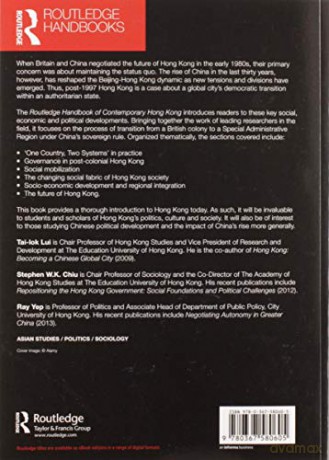 Routledge Handbook Of Contemporary Hong - Tai-Lok Lui [KSIĄŻKA]
