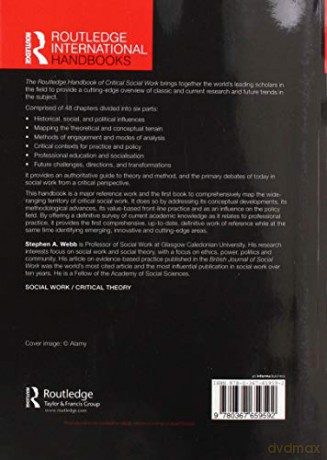 Routledge Handbook Of Critical Social Wo - Stephen Webb [KSIĄŻKA]