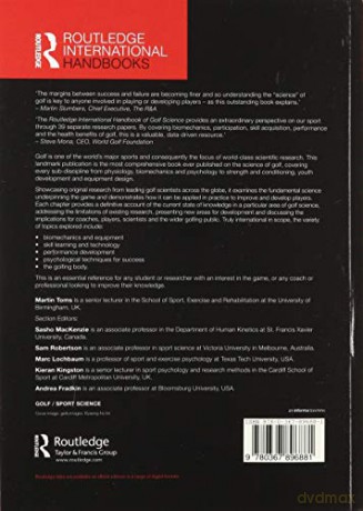 Routledge International Handbook Of Golf - Martin Toms [KSIĄŻKA]