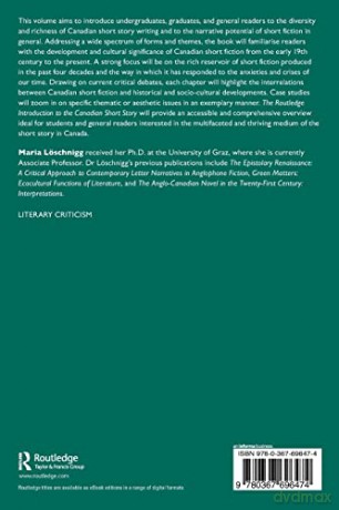 Routledge Introduction To The Canadian S - Maria L Schnigg [KSIĄŻKA]