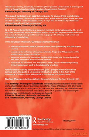 Routledge Philosophy Guidebook To Anscom - Rachael Wiseman [KSIĄŻKA]
