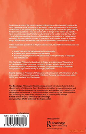 Routledge Philosophy Guidebook To Kripke - Harold Noonan [KSIĄŻKA]