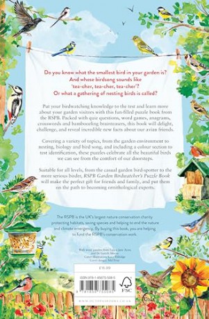 Rspb Garden Birdwatchers Puzzle Book - Dominic Couzens [KSIĄŻKA]