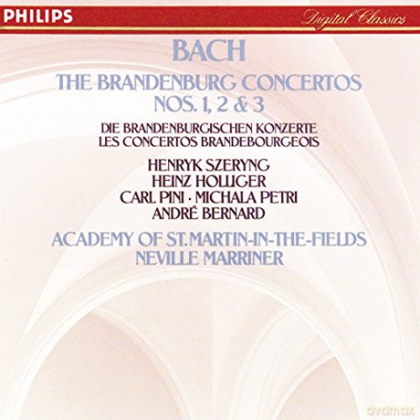 Marriner,Akademy...: Bach:Brandenb.Kzte 1-3 [CD]