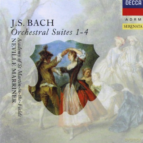 Marriner,Akademy..: Bach:Suites 1-4 [CD]