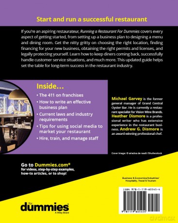 Running A Restaurant For Dummies [KSIĄŻKA]