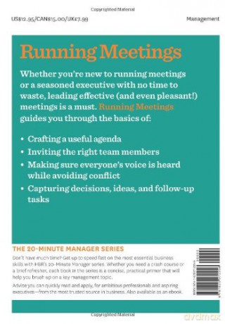 Running Meetings 20 Minute Manag - Harvard Busines [KSIĄŻKA]