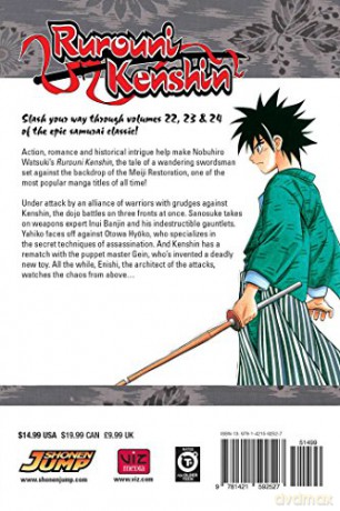 Rurouni Kenshin 3 In 1 Edition Vol 8 - Nobuhiro Watsuki [KSIĄŻKA]