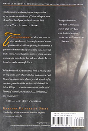 Salem Possessed Social Origins Of Witc - Paul Boyer [KSIĄŻKA]
