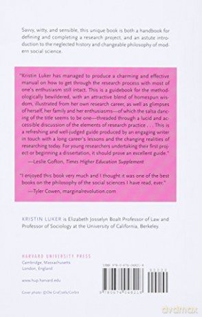 Salsa Dancing Into The Social Sciences - Kristin Luker [KSIĄŻKA]