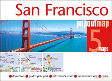 San Francisco Popout Map - Popout Maps [KSIĄŻKA]