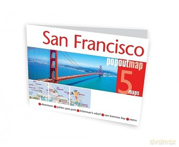 San Francisco Popout Map - Popout Maps [KSIĄŻKA]