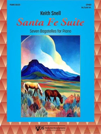 Santa Fe Suite Seven Bagatelles Piano [KSIĄŻKA]