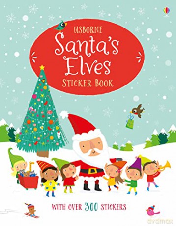 Santas Elves Sticker Book - Fiona Watt [KSIĄŻKA]