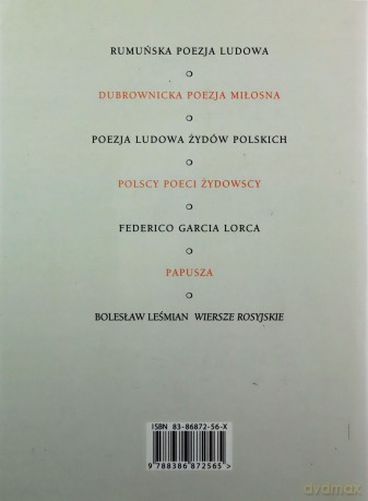 Mistrz Manole I Inne Przekłady - Ficowski J. [KSIĄŻKA]