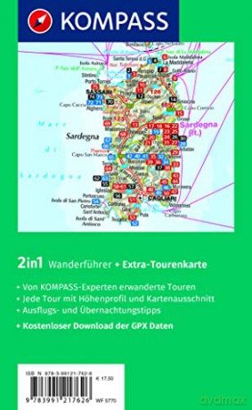 Sardinien Wf Extra Tourenkarte 150 [KSIĄŻKA]