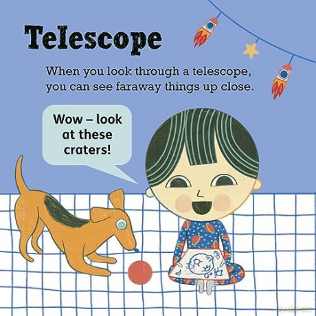 Science Words For Little People Space - Helen Mortimer [KSIĄŻKA]