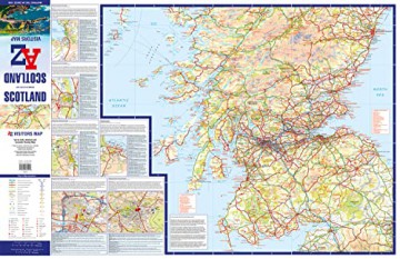 Scotland A-Z Visitors Map - A-Z Maps [KSIĄŻKA]