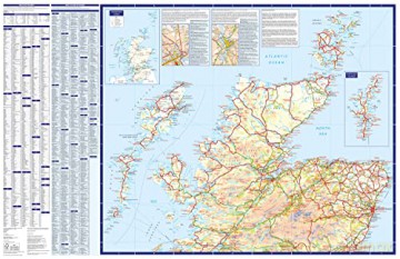 Scotland A-Z Visitors Map - A-Z Maps [KSIĄŻKA]