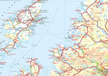Scotland A-Z Visitors Map - A-Z Maps [KSIĄŻKA]