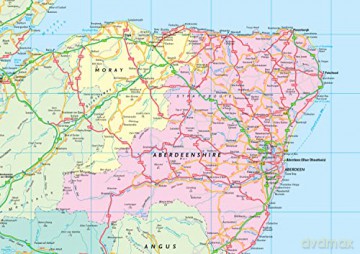 Scotland Folded Road Map 2024 - Collins Maps [KSIĄŻKA]