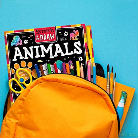 Scratch And Draw Animals - Oakley Graham [KSIĄŻKA]