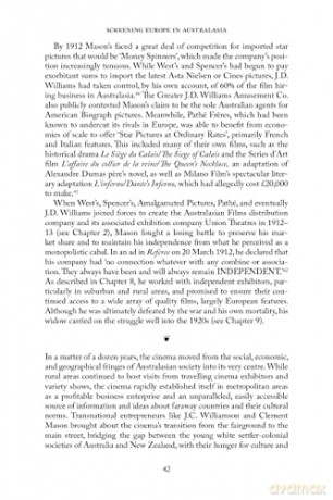 Screening Europe In Australasia - Julie K. Allen [KSIĄŻKA]