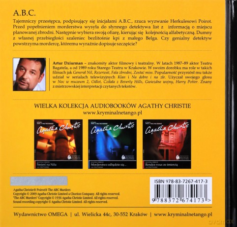 Mp3 A.B.C. 7 - Christie Agatha [KSIĄŻKA]