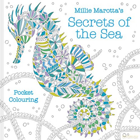 Secrets Of The Sea Pocket Colouring - Millie Marotta [KSIĄŻKA]