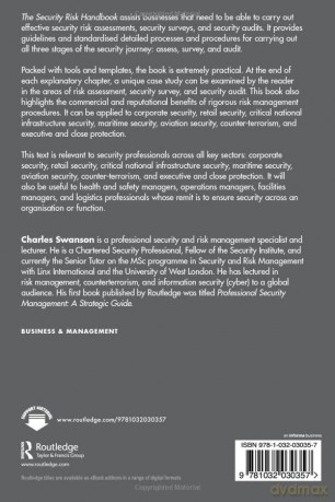 Security Risk Handbook - Charles Swanson [KSIĄŻKA]