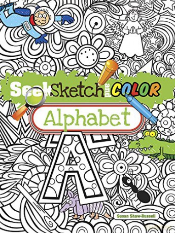 Seek Sketch And Color Alphabet - Susan Shaw Russ [KSIĄŻKA]